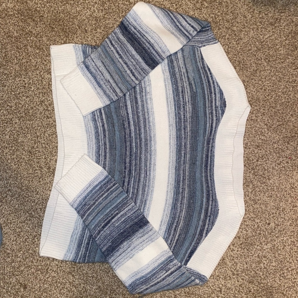 medium blue sweater